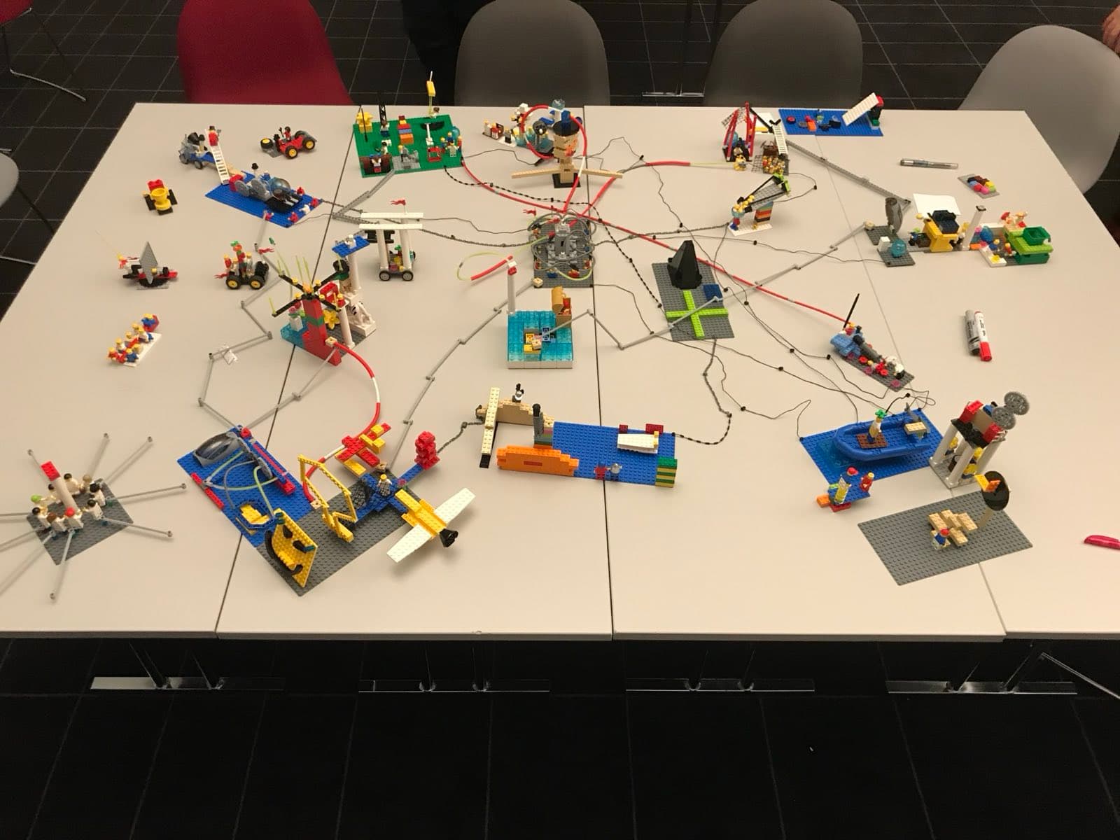 System map built by a team during a one-day Reboot session